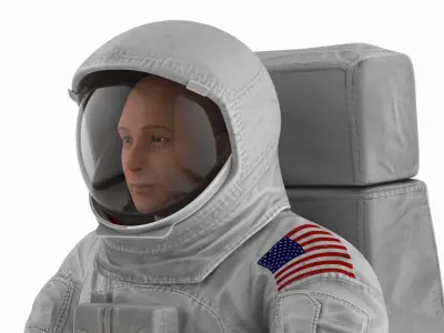  NASA Lunar Sample Return Container in Hand Astronaut 