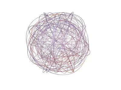Abstract Sphere Ball v5 004 3D model