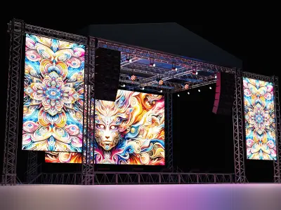 Concert Stage 04 3D model