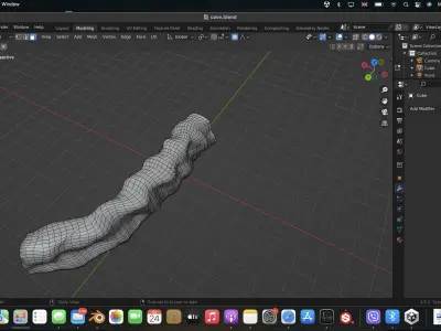 Cave-Tunnel Low-poly 3D model