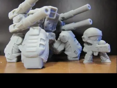 CHIBI-TECH SD - BLACKWIDOW CHASSIS      3D print model