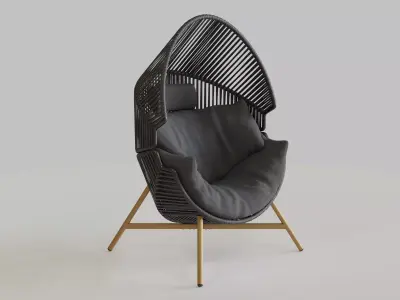 Outdoor Cocoon Chair 3D model