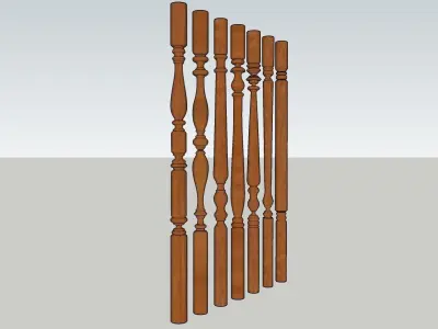 Baluster 3D Sketchup Model Download 3D model