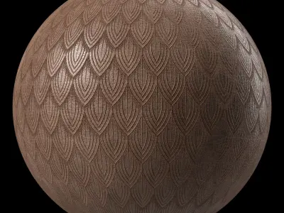 Leather Materials 22- By Dragon Pattern By Sbsar Pbr 4k Seamless Texture