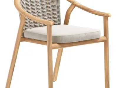 Elunda chair 3D model