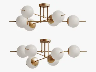 Ceiling lamp Damask 3D model