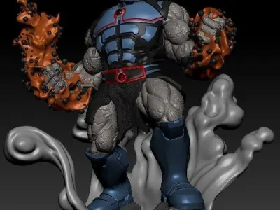 Download Darkseid vs Superman STL files for 3d printing 3D print model