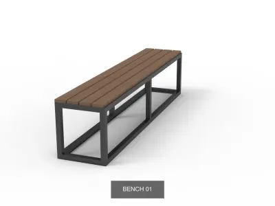 BENCH COLLECTION n 3D Model Pack