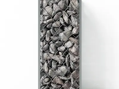 Gabion stone small 3D model
