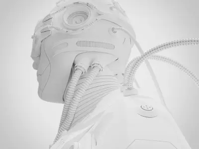 Sci Fi - Character 01 - Bust 3D model