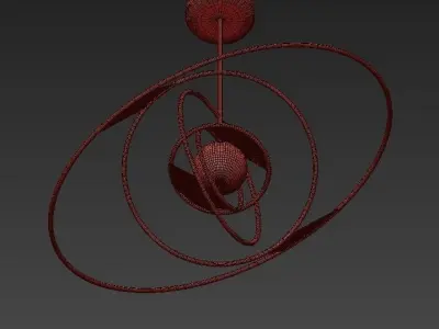 Pouenat ferronnier lighting 3D model