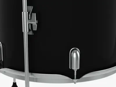  Floor Tom drum acoustic 3D model