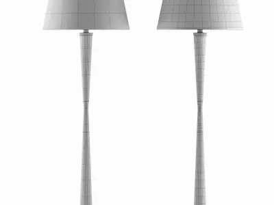 DEMPSEY FLOOR LAMP Low-poly 3D model