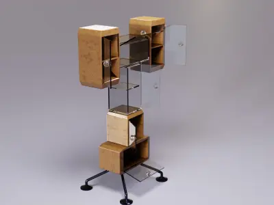 T Book console 3D model