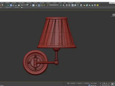 Mark D Sikes Classic No 1 Single Wall Sconce Low-poly 3D model