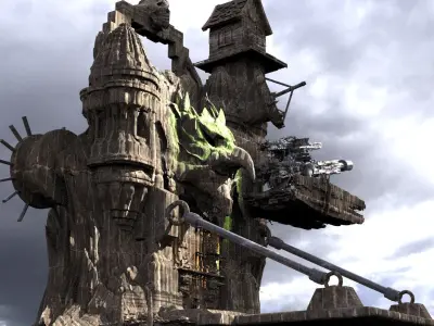 Raven Treehouse Full 3D model