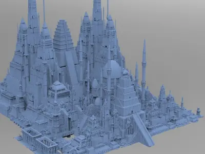 Kingdom of Heaven Architecture 2 3D model