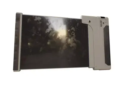 Sci-fi Touch Pad 9 Low-poly 3D model