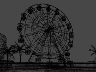 Ferris wheel 3D model