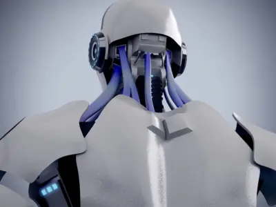 Male Android 3D model
