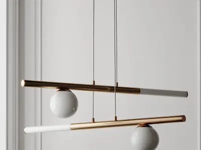 Balance Chandelier from West Elm 3D model