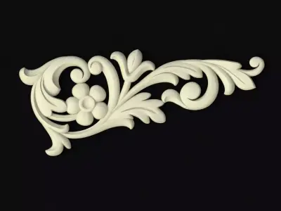 dekor ornamental corbel 3D model