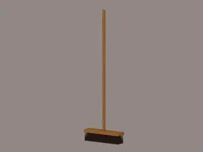 Outdoor Broom 3D model