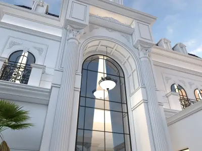 NEW CLASSIC VILLA 3D model