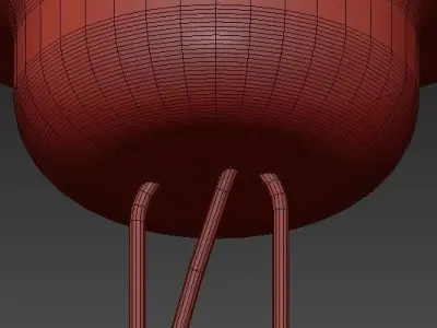 Most Killer Vintage Chandelier Bedroom 3D model