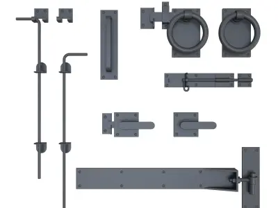 Gate Hardware Kit 3D model