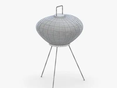 1460 - Floor Lamp Low-poly 3D model
