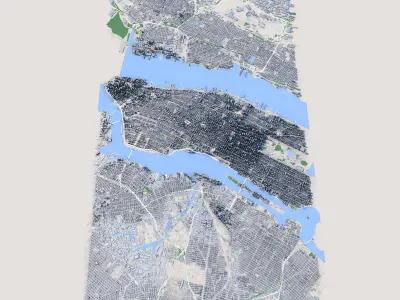 New York - Manhattan 3D model