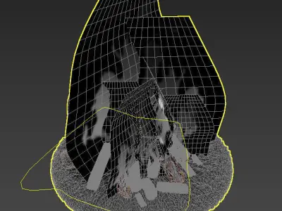 Camp Fire 3D model