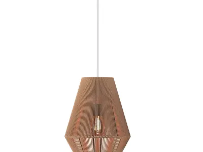 Bowie 1 Light Squat Pendant 3D model