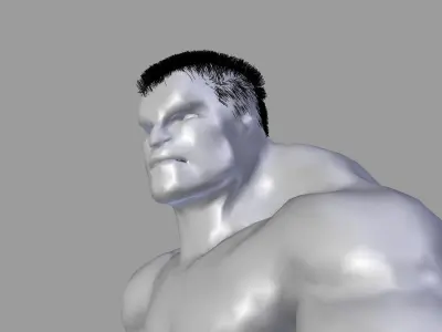 Hulk Rigged and Animated 2018 Low-poly 3D model