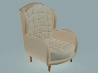 Jazz Club Armchair 3D model