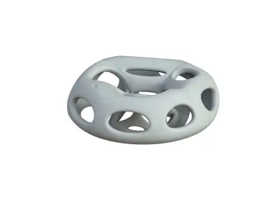 SciFi Cube Object No 65342 Low Poly Shape Low-poly 3D model