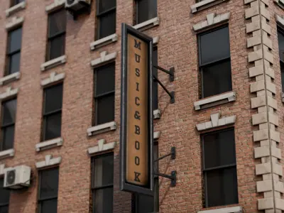 New York Style City Building 3D model