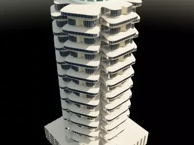 Designer Apartment Housing 3D model