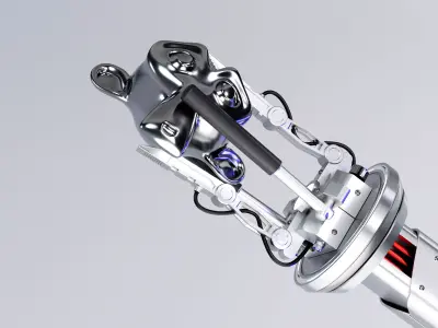 Robot hand 3D model