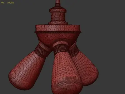 Hanging lamp  by Loft Design 3D model