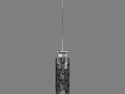 722030 Limpio Lightstar Pendant chandelier 3D model