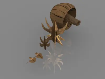 Heneturianer Pack 1 Low-poly 3D model