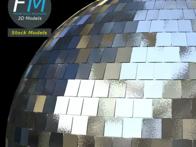 Disco mirror ball 3D model