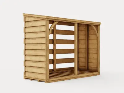 LogStore Low-poly 3D model