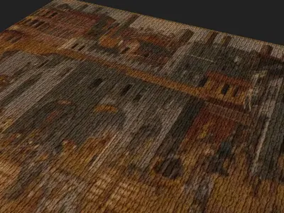 Allegory of Good Government Tapestry  Low-poly 3D model