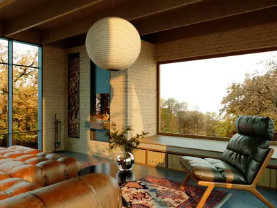 apartment interior scenes    3D model 15