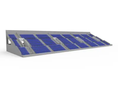 Collection Stadium Tribune 2 3D Model Pack