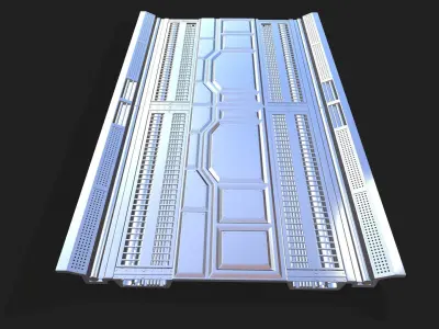 Sci-Fi Tile 3D model