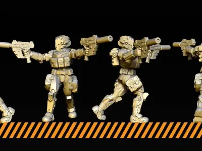 BattleAngels 3D print model